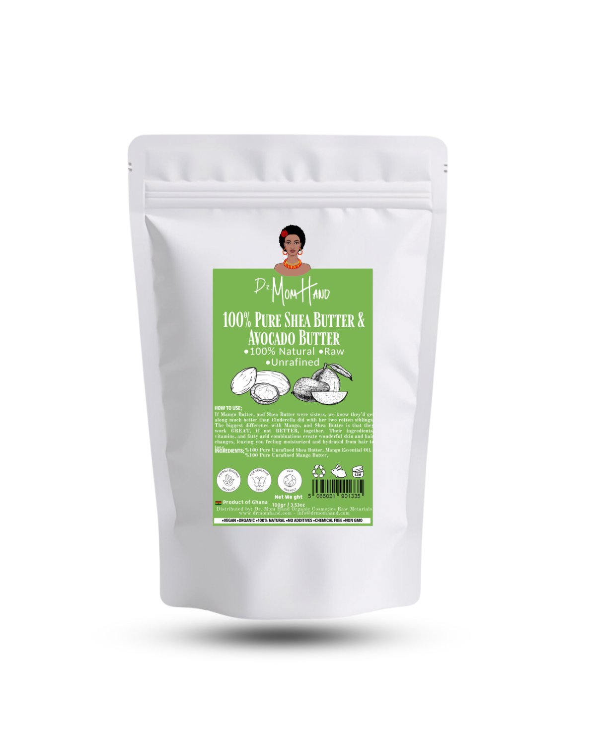 Bio-Avocado- und Sheabutter 100% rein, natürlich, biologisch Bio-Avocado- und Sheabutter 100% rein, natürlich, biologisch